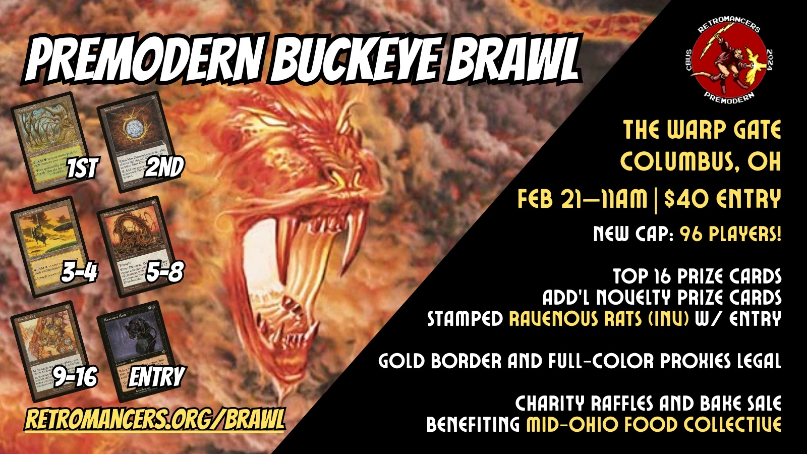 Premodern Buckeye Brawl - February 21, 2026 at 11AM