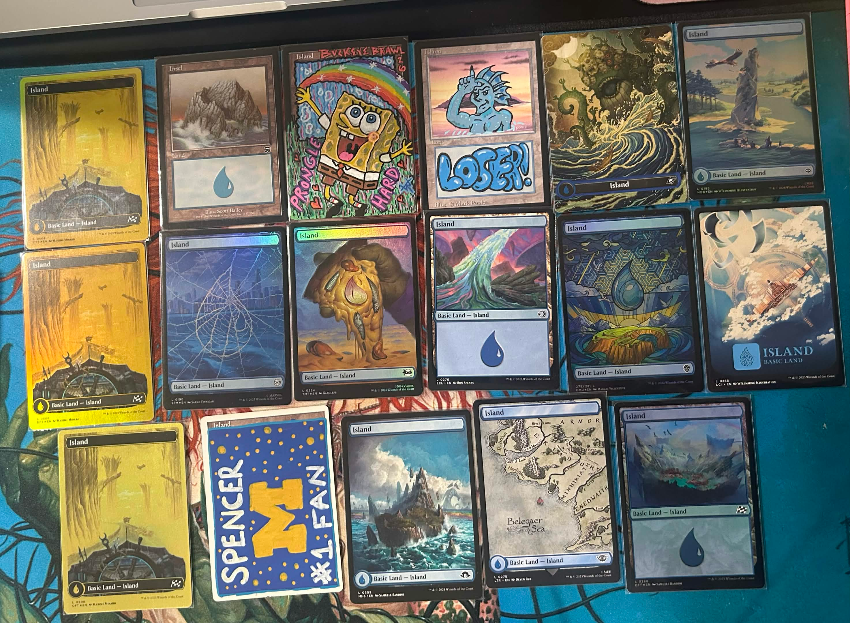 The mismatched Islands chosen for Spencer after losing the Retrocast bet