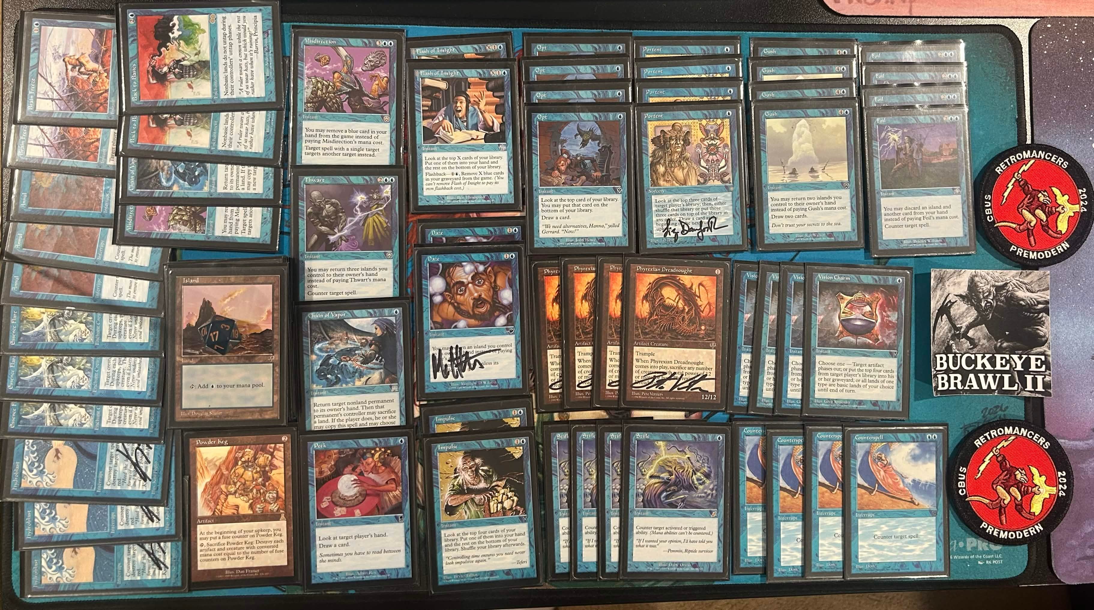 Spencer’s Mono-U Dreadnought deck and sideboard for Buckeye Brawl II