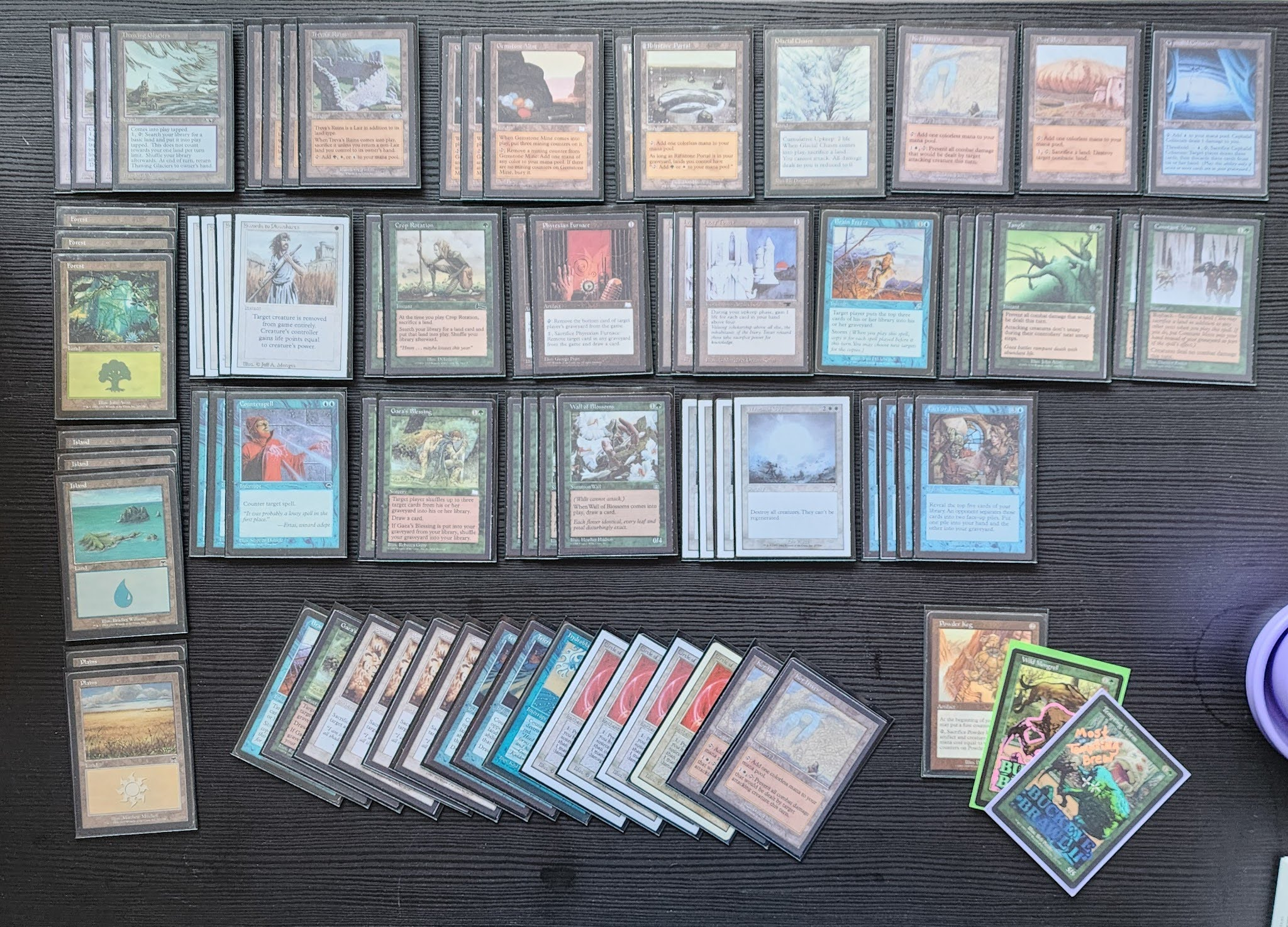 Ryan’s Treva Glaciers deck and sideboard for Buckeye Brawl II
